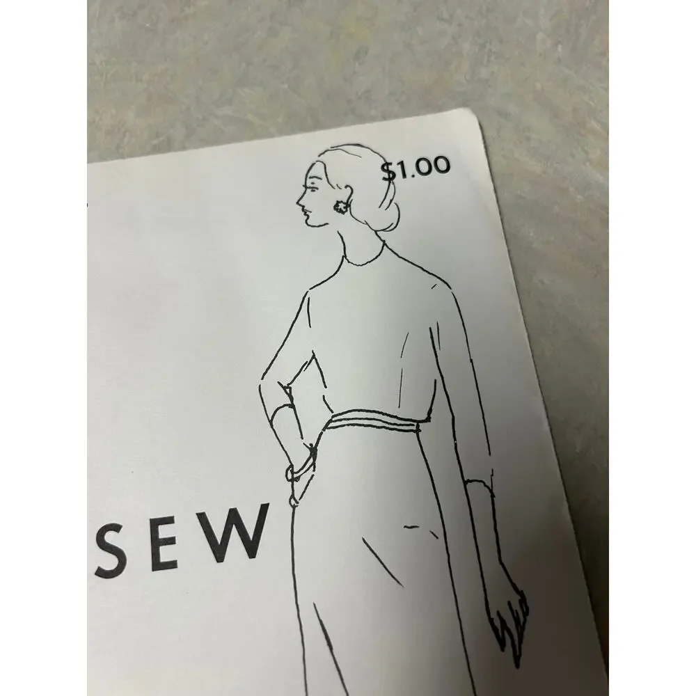 Vintage 1960's Stretch and Sew Pattern #400 Ladies Skirt‎